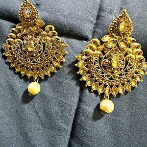 Kundan Jhumka  Earrings Indian